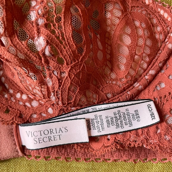 BRICK RED -Great condition VS bra dream angels 32B - Picture 5 of 8